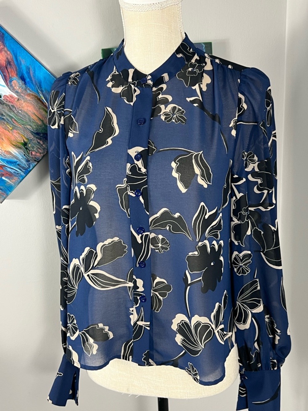 Evereve Blouse (Sz S)